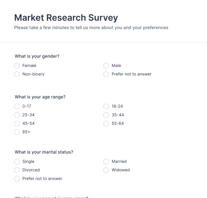 Marketing Surveys