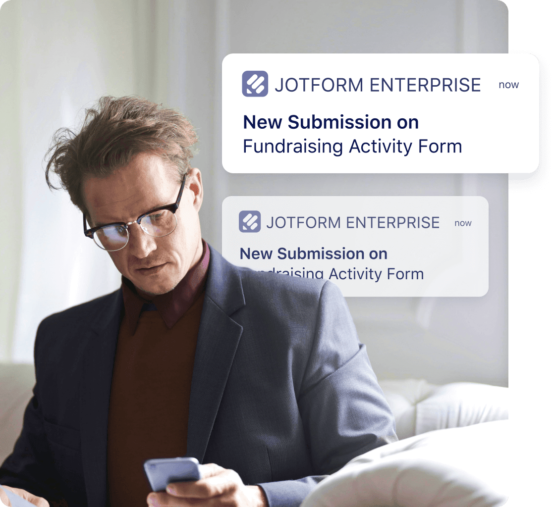 Receive push notifications