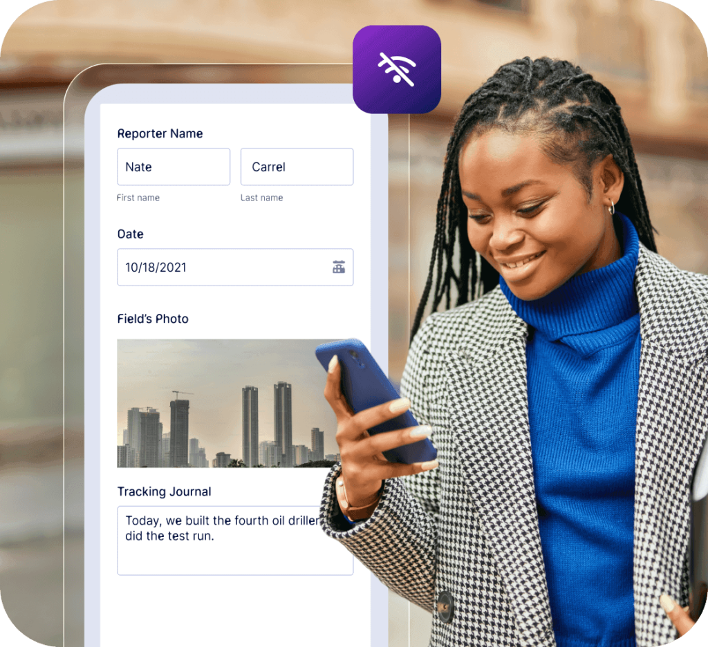 Collect data offline
