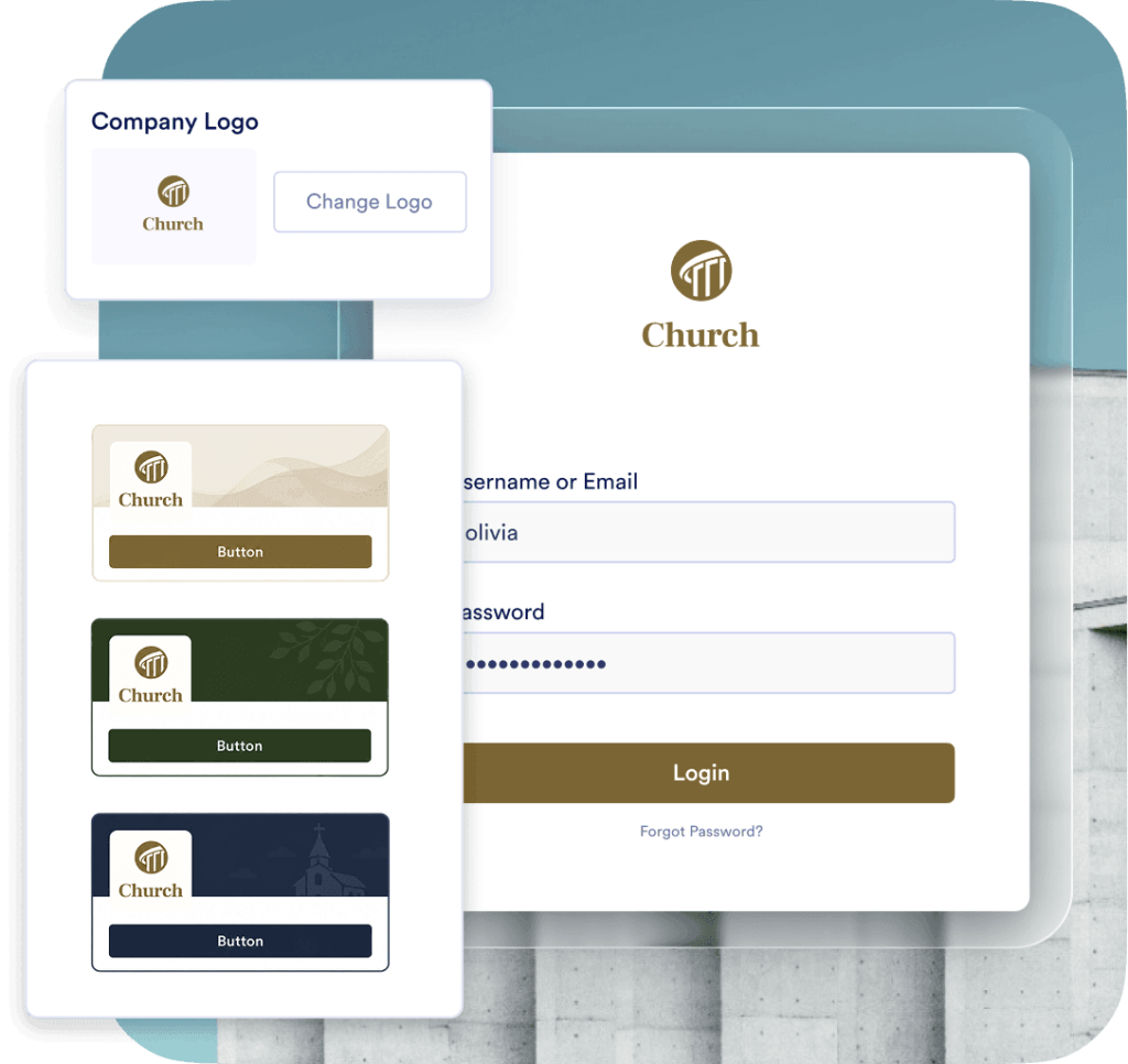 White labeling and branding for churches