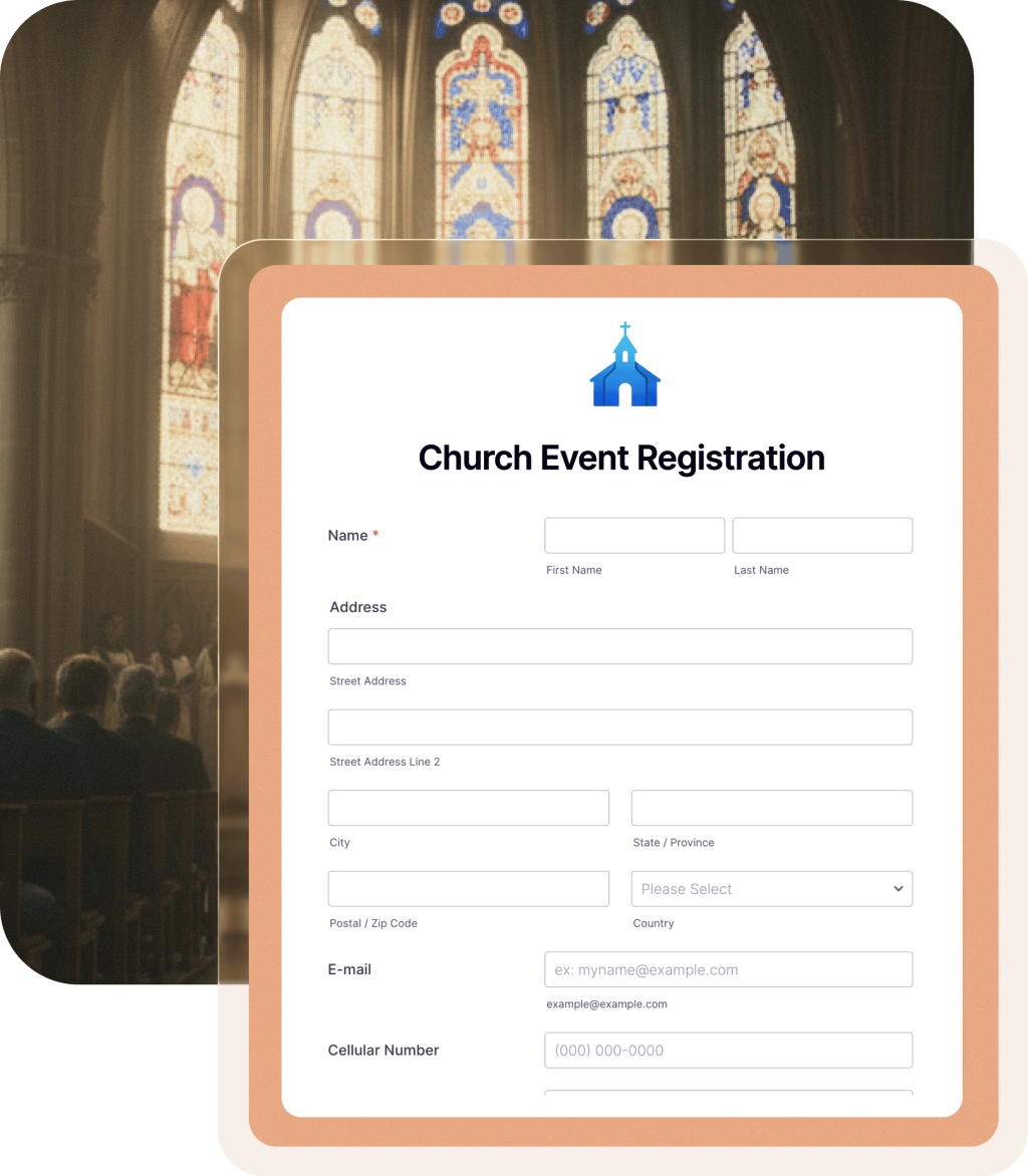 Simplified event management and registration for your church