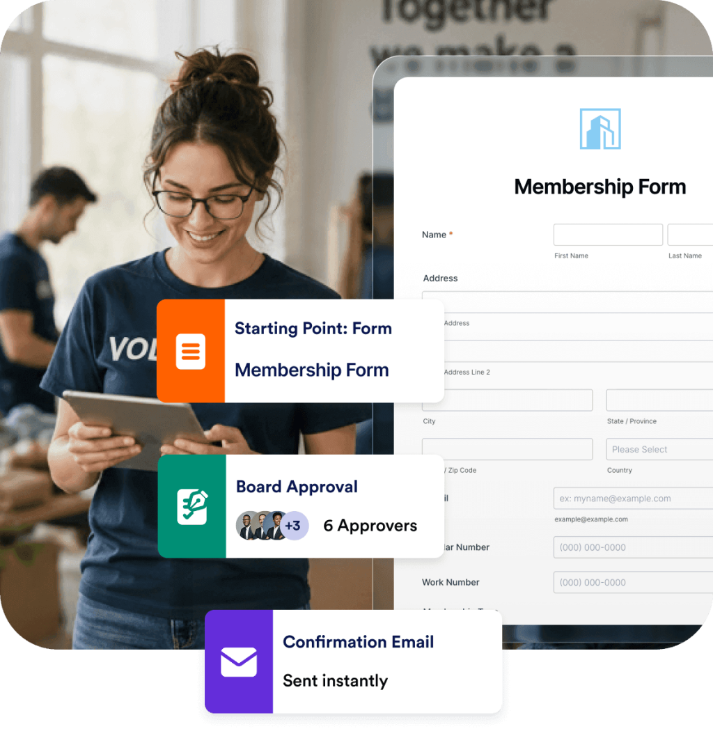 Save hours with automated registration workflows