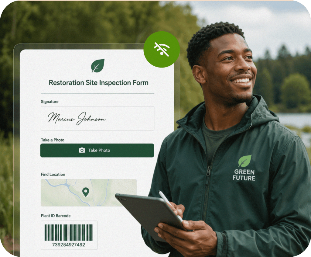 Collect field data from anywhere