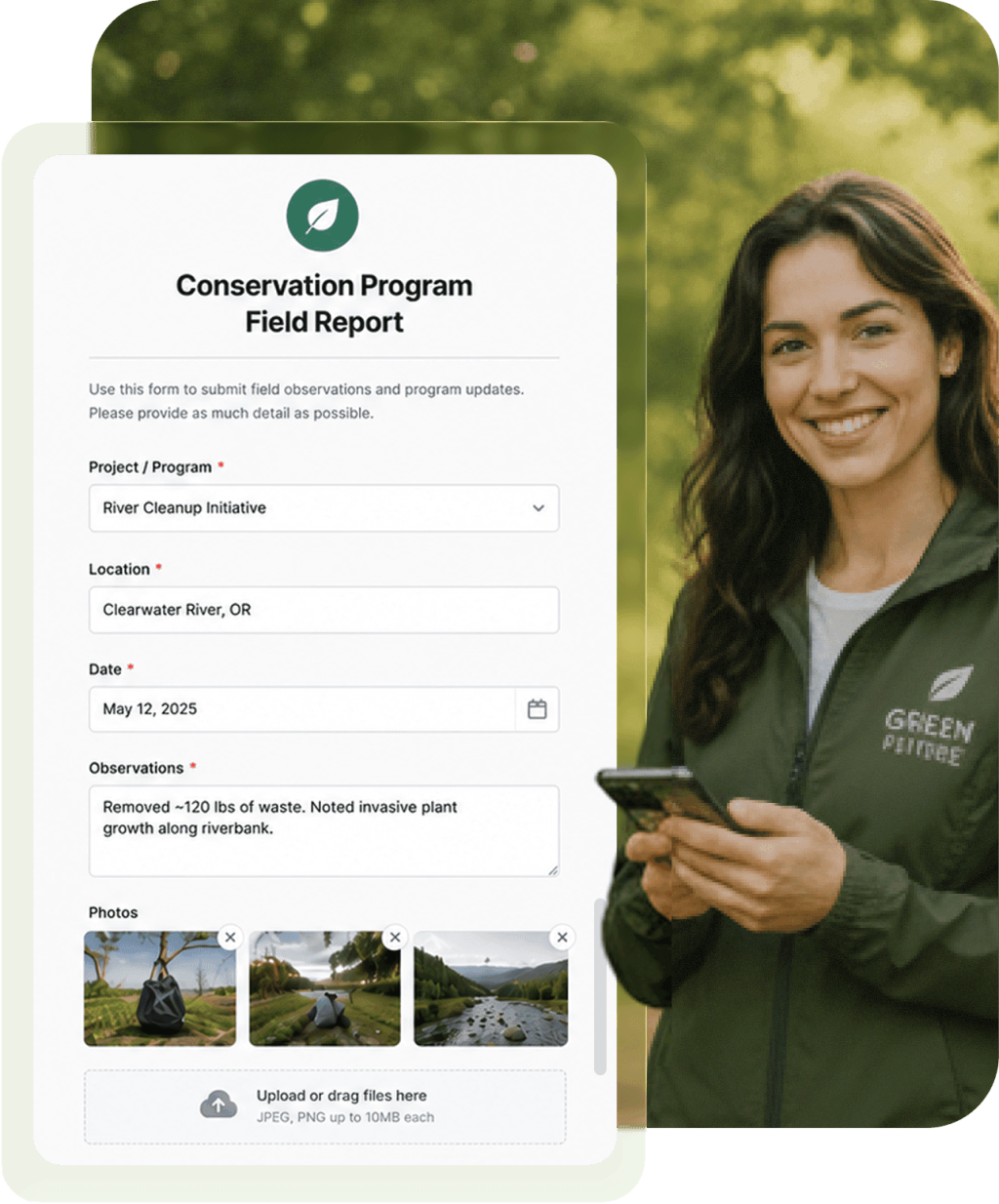 Manage environmental programs with secure Enterprise workflows