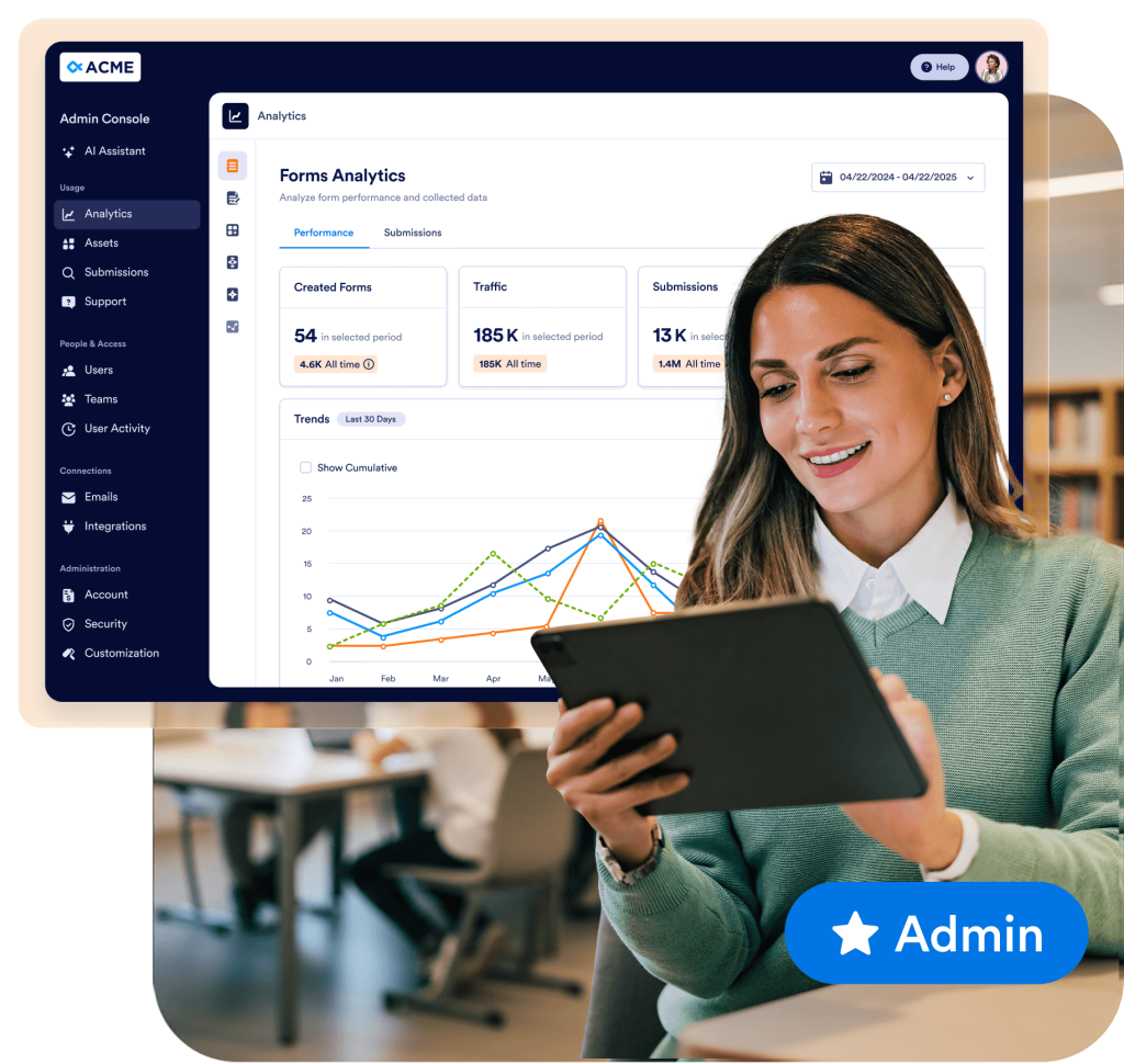 Manage learning programs securely