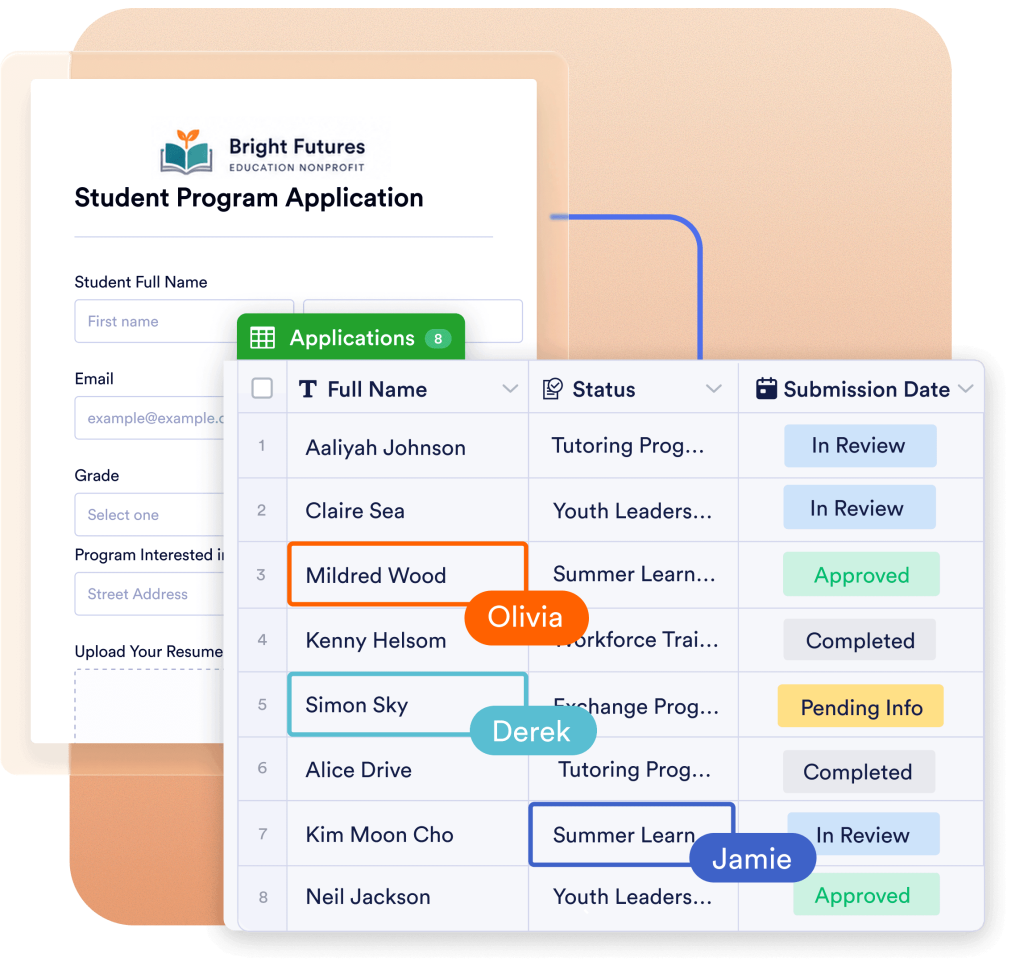 Streamline program applications and enrollment