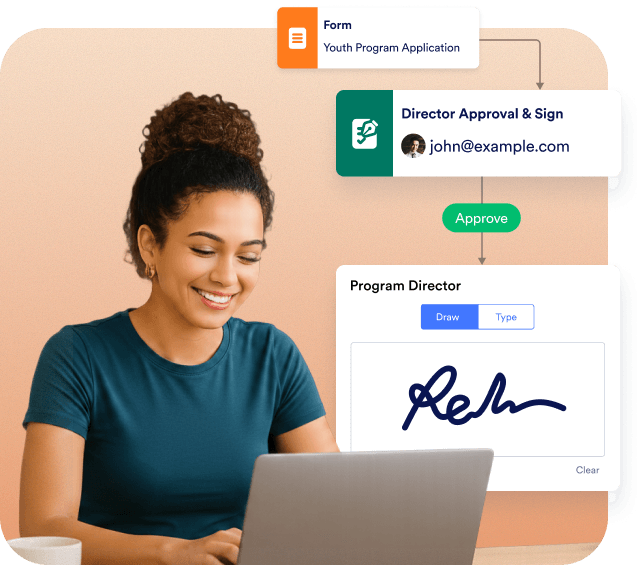 Manage program applications from intake to approval
