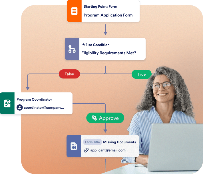 Review and approve applications faster