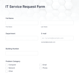 IT Service Request Form