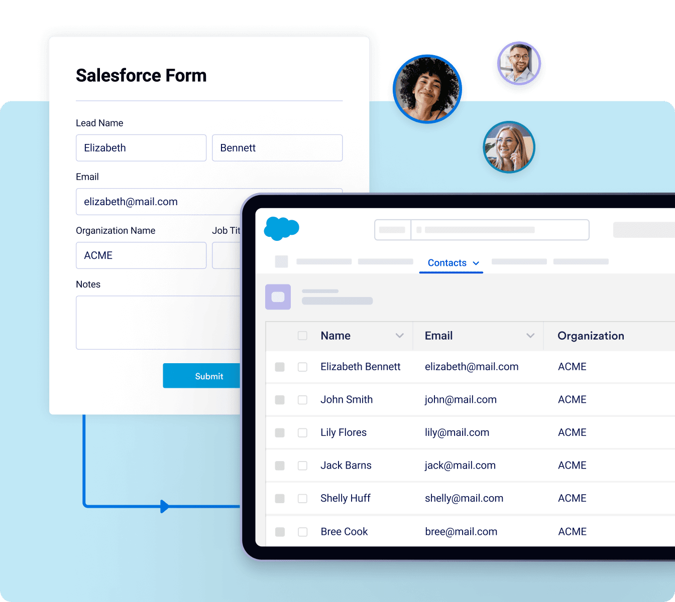 Keep your data in Salesforce