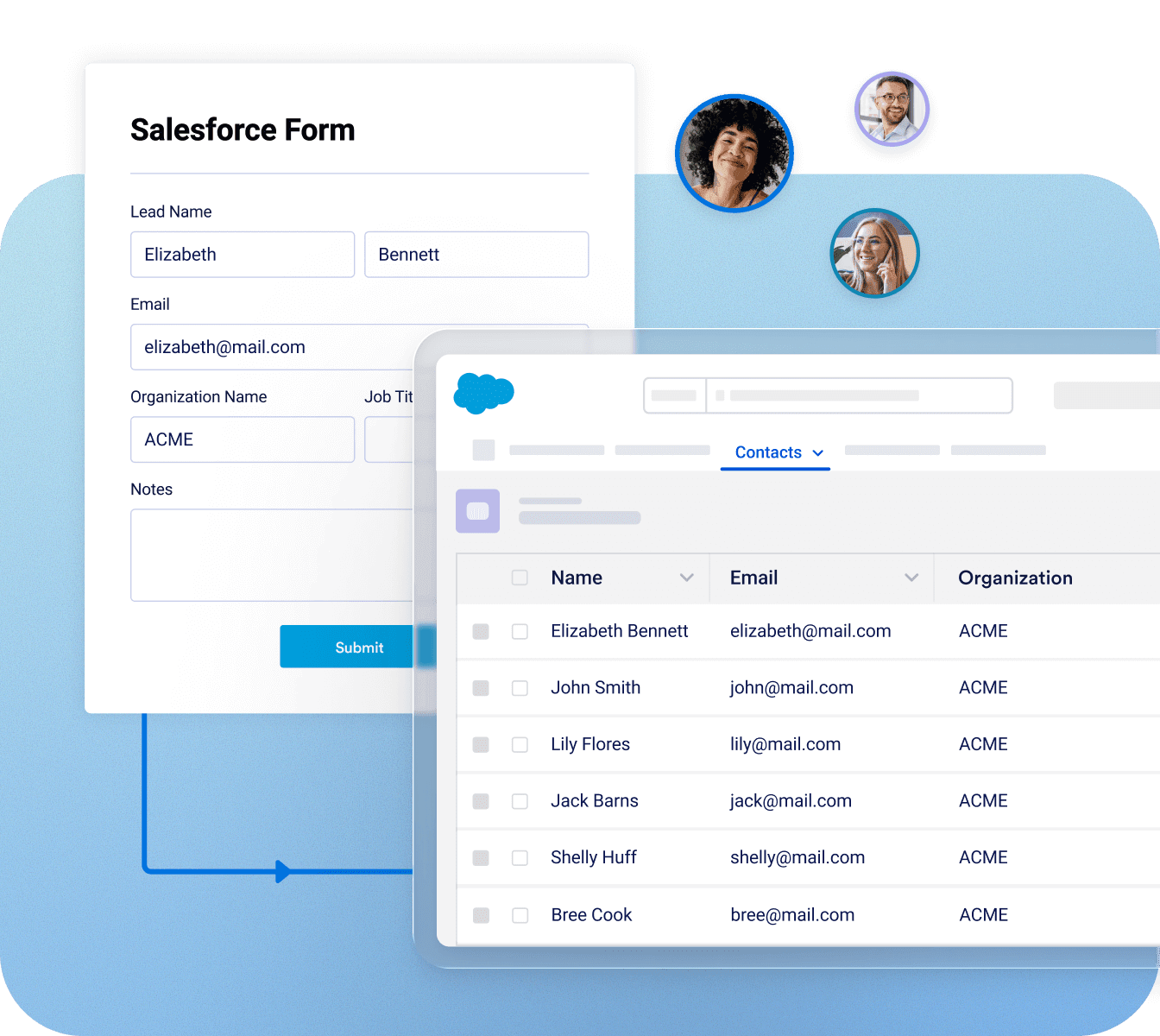 Keep your data in Salesforce