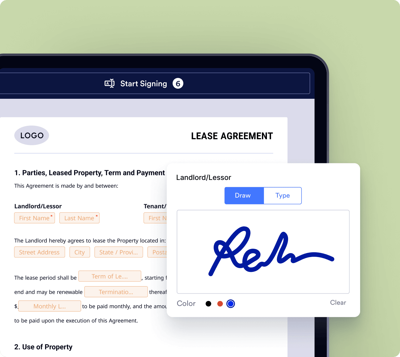 E-signatures