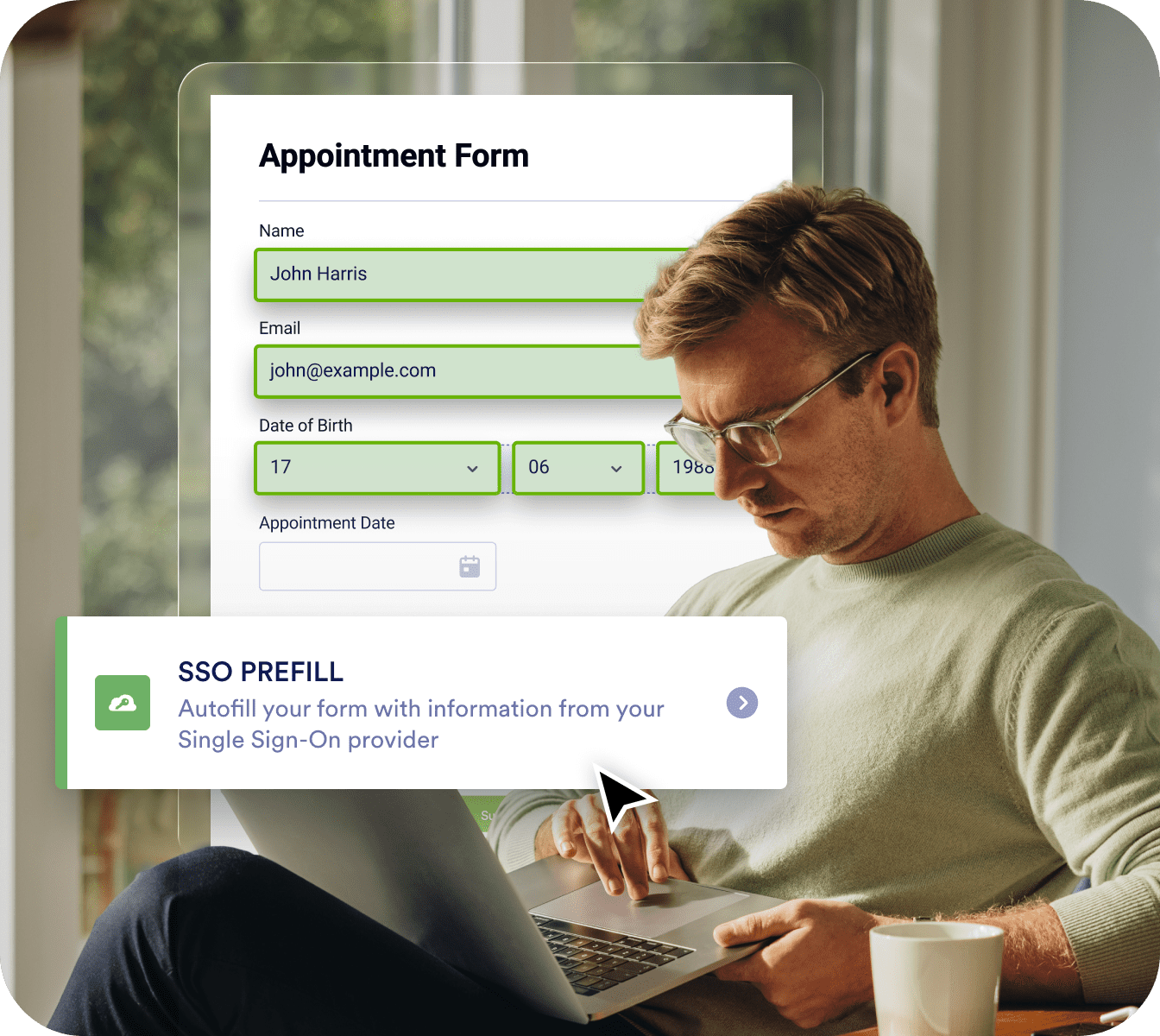 SSO prefill in Jotform