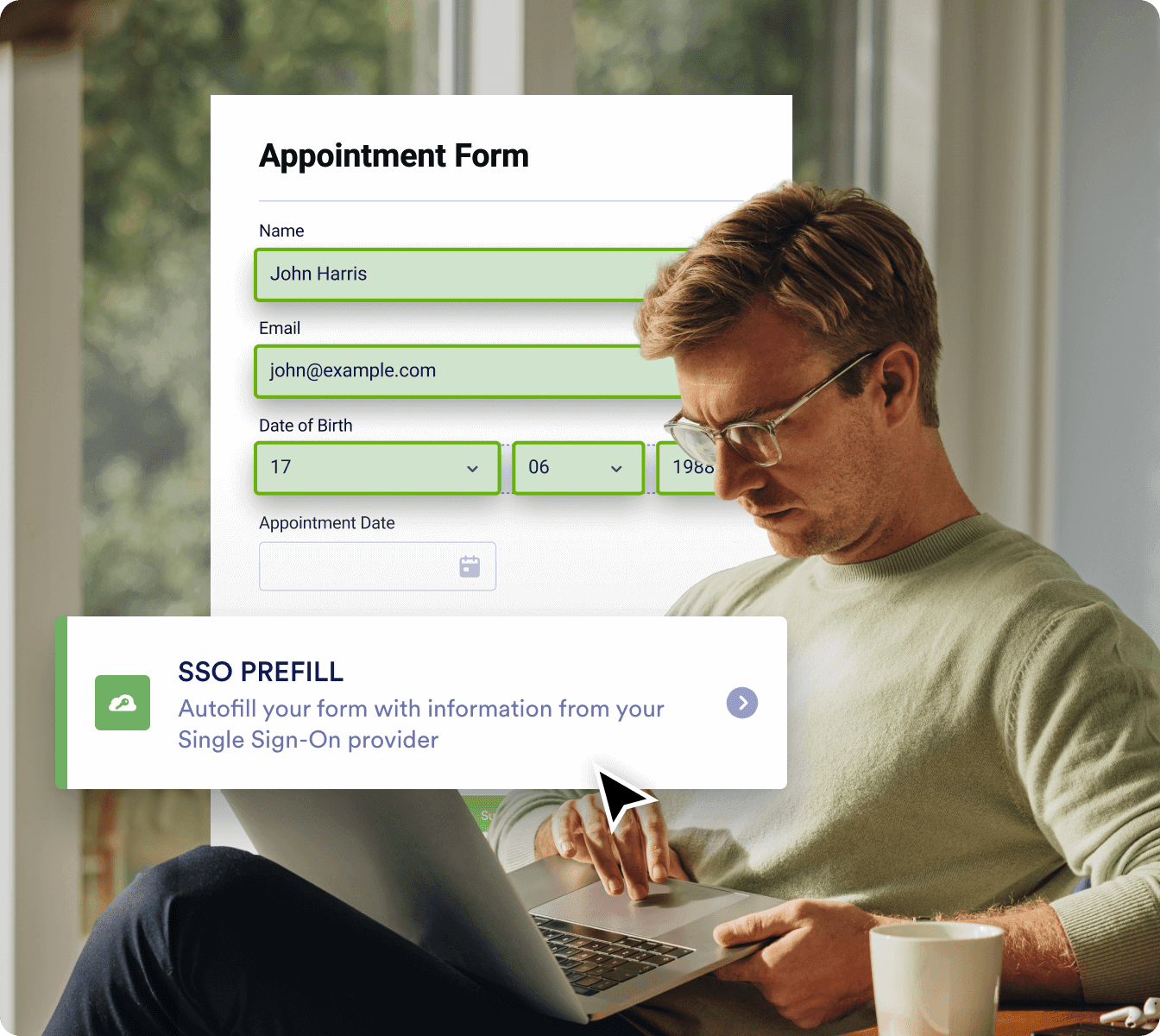 SSO prefill in Jotform