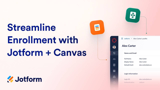 Streamline Enrollment with Jotform + Canvas