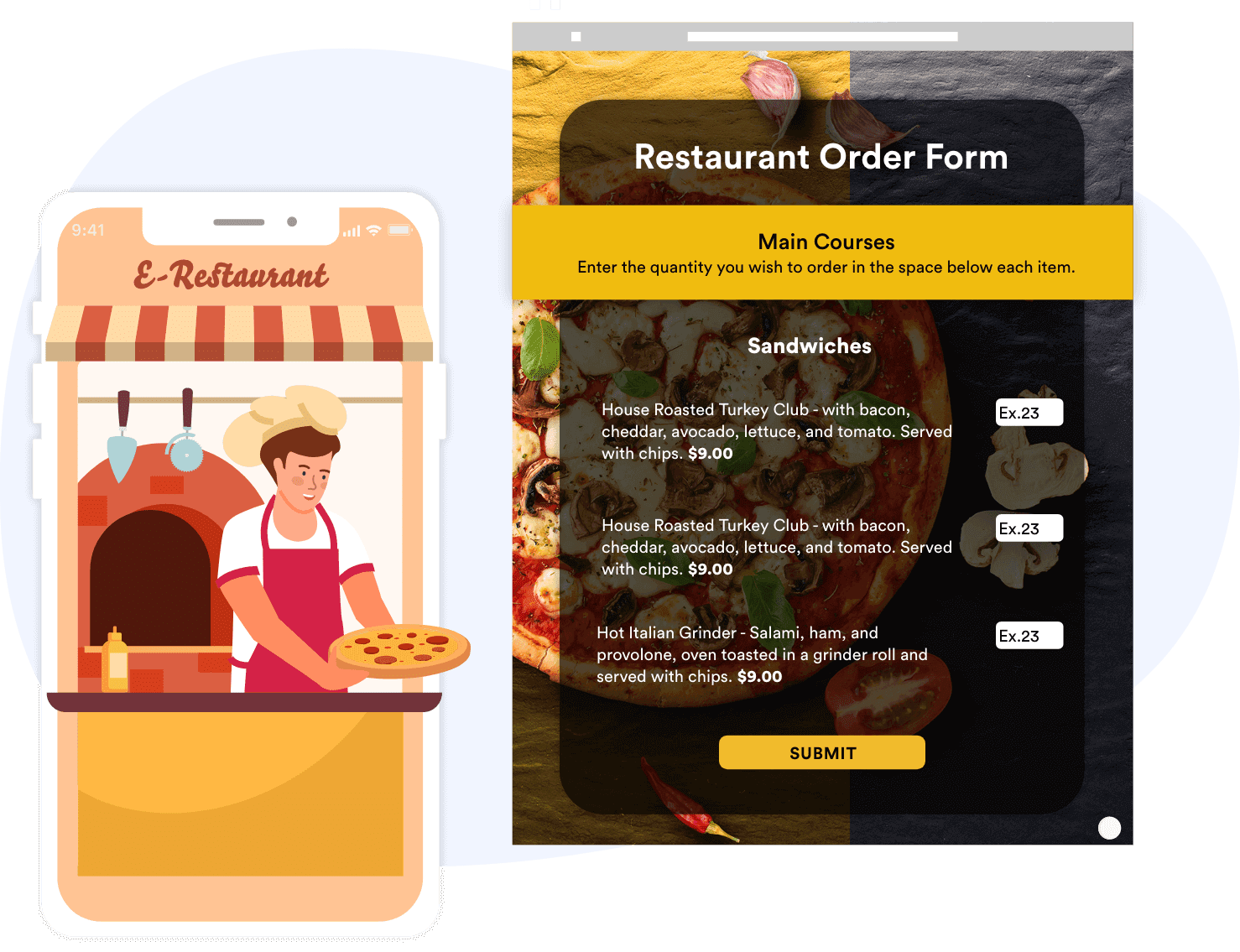 Free Food Order Form Templates