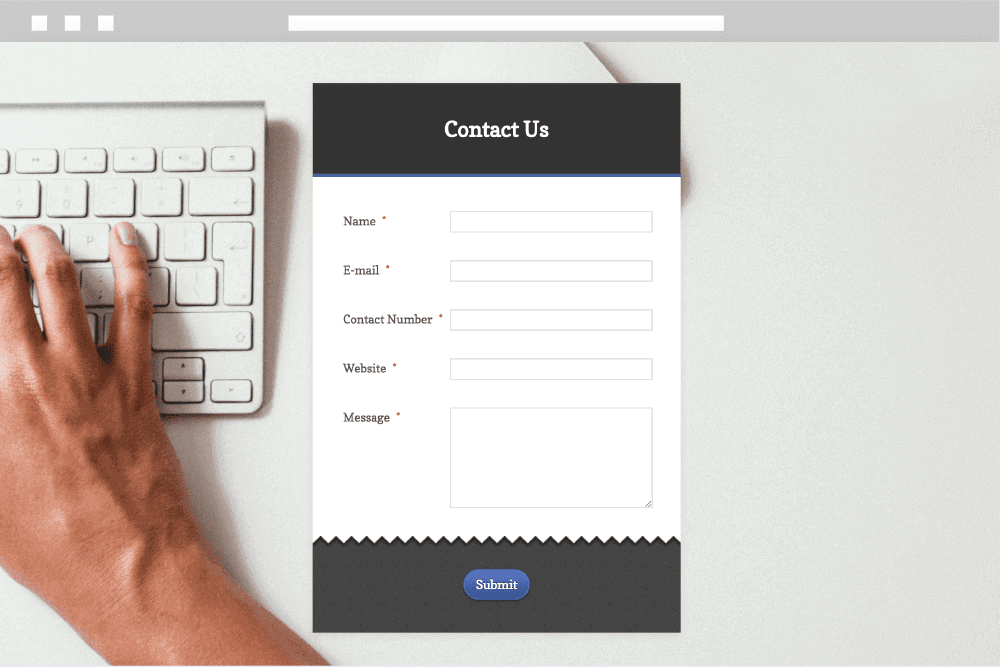 Simple Contact Us Form