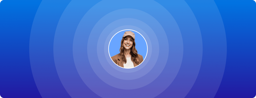 A central user surrounded by various messaging app icons and user avatars.