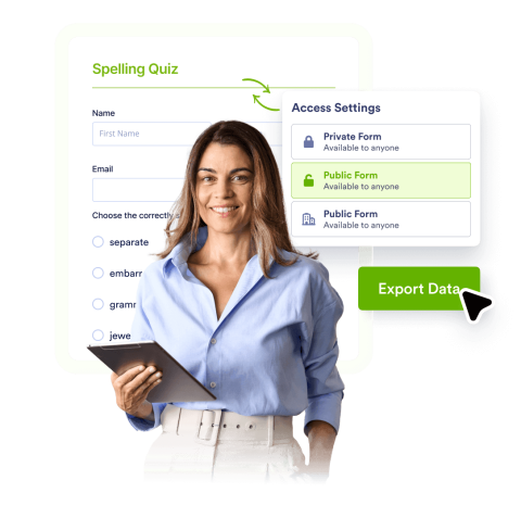 Set access and permissions