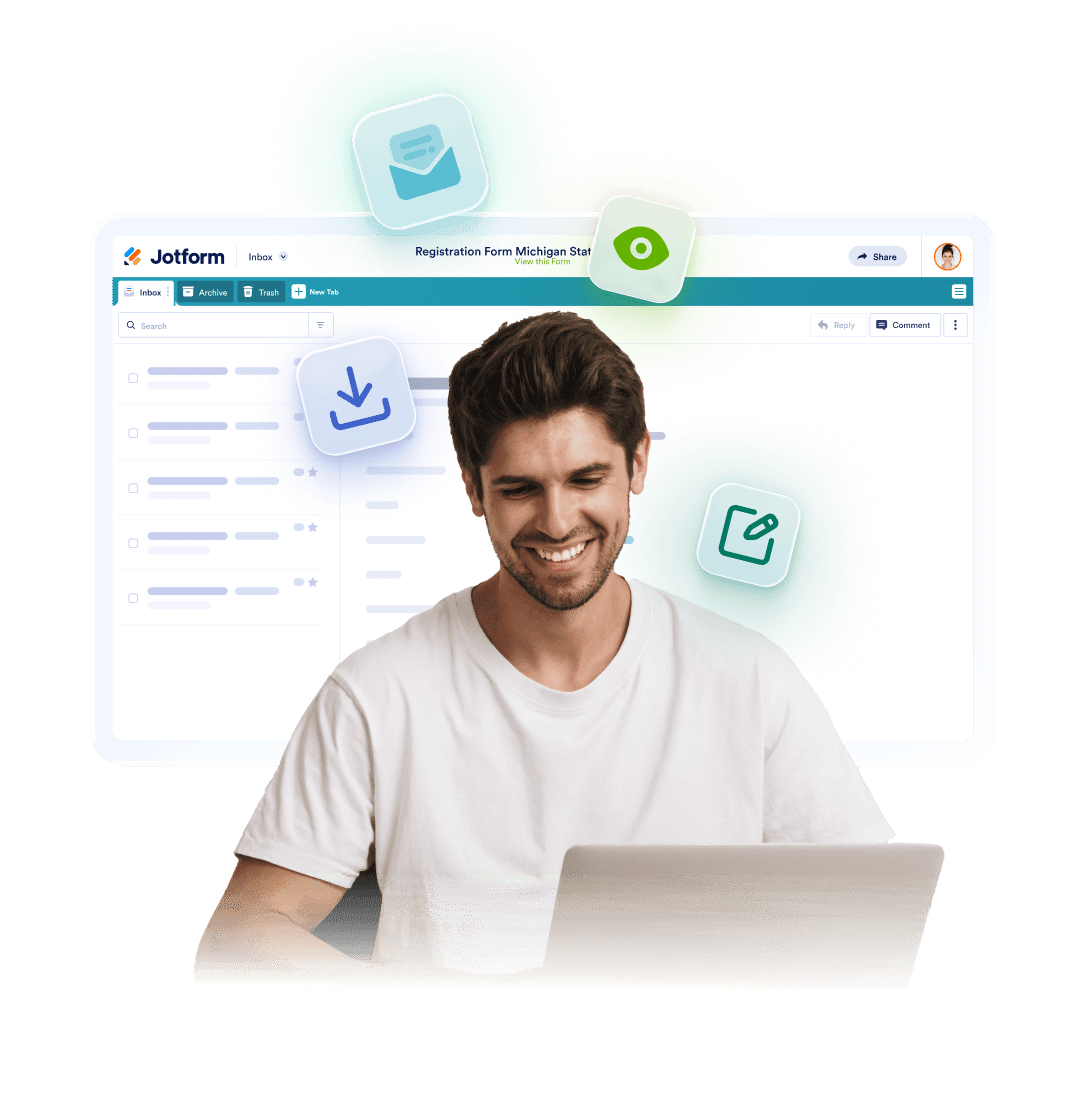Manage submissions in one place