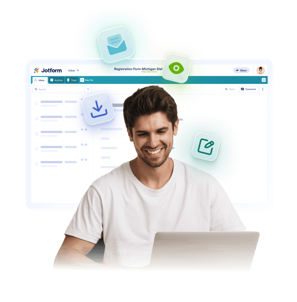 Manage submissions in one place