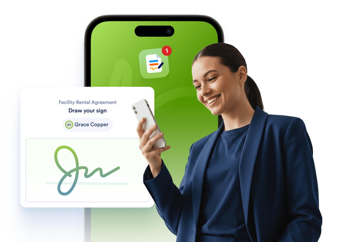 Jotform Sign Mobile Image