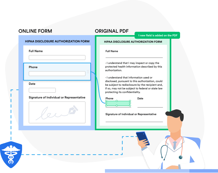 Convert PDFs to Secure Online Forms
