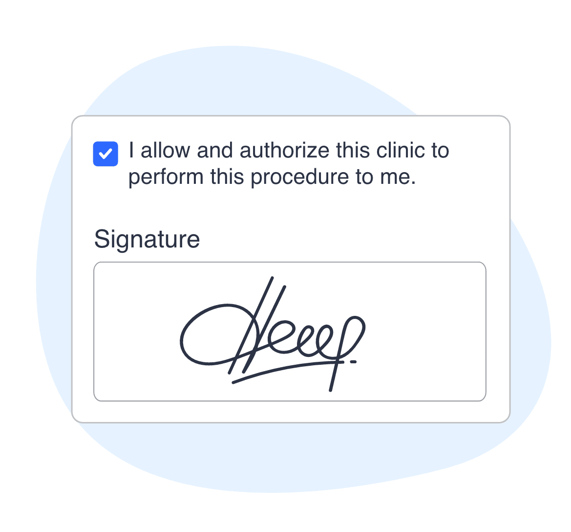 E-Signature Field