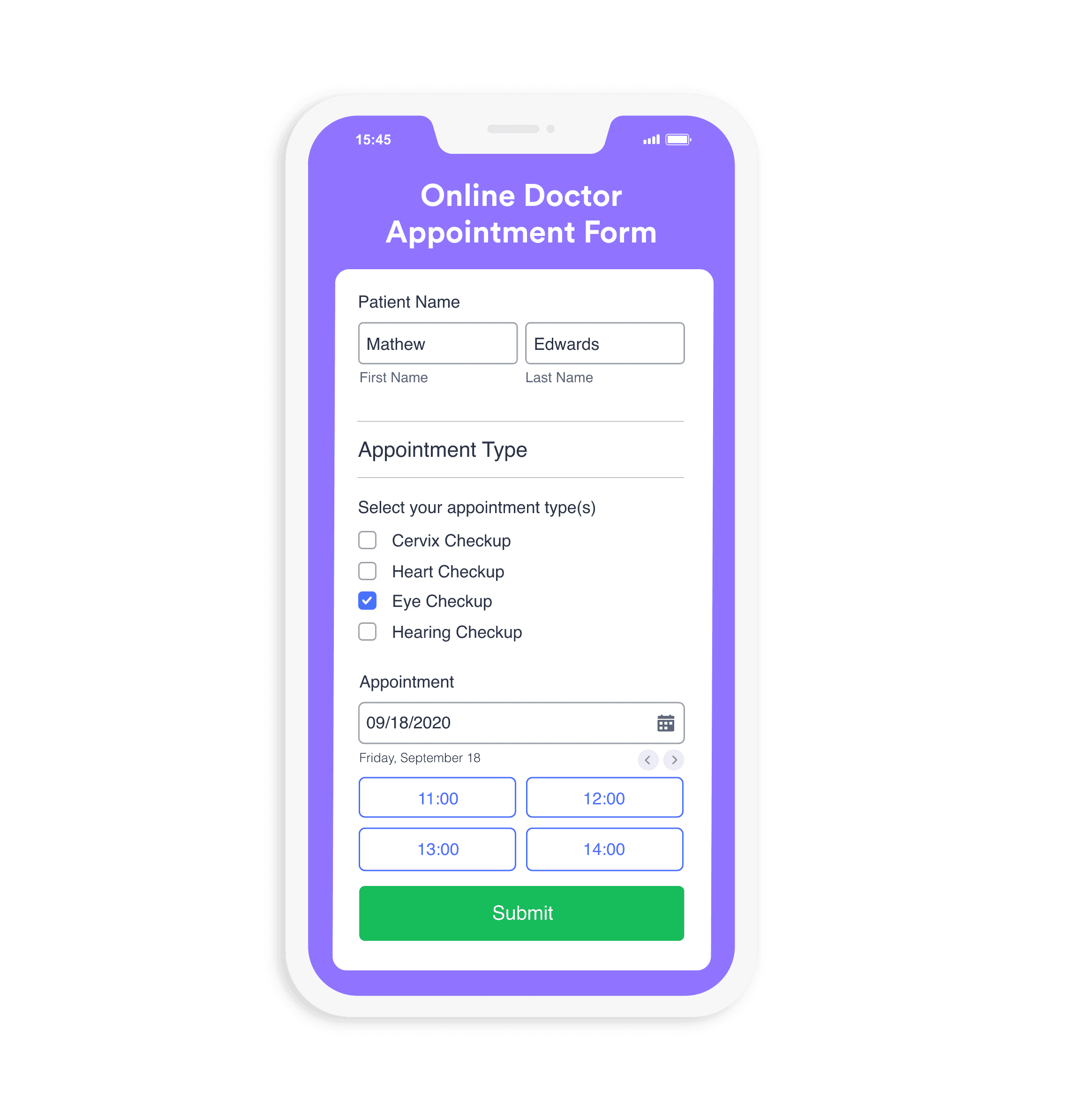 Schedule Appointments