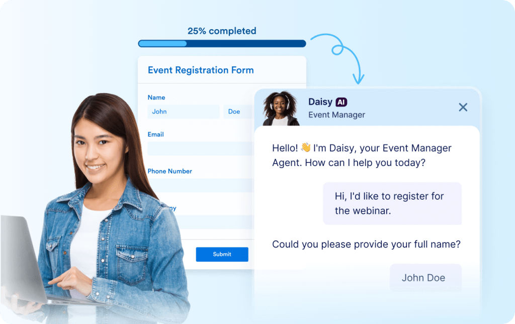 AI Agents that help people finish your forms