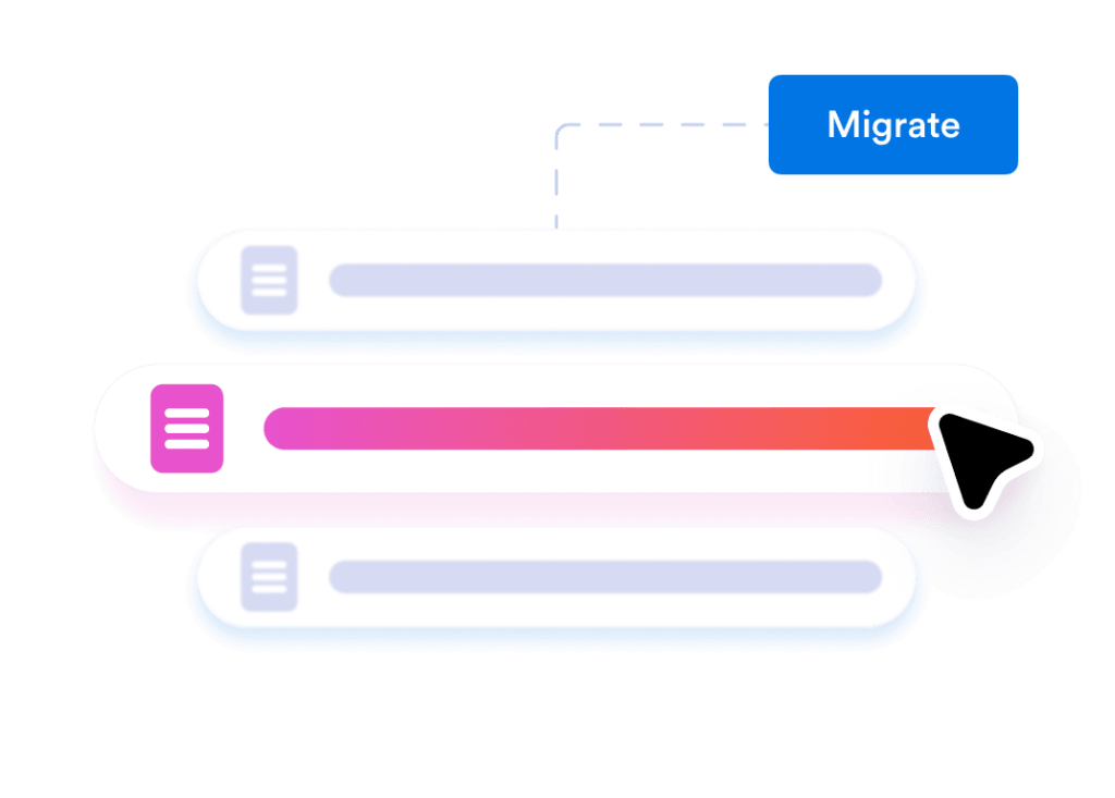 Select a form and migrate