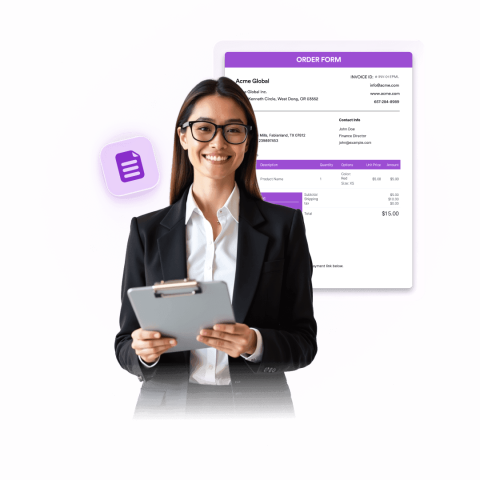 Create PDFs from submissions