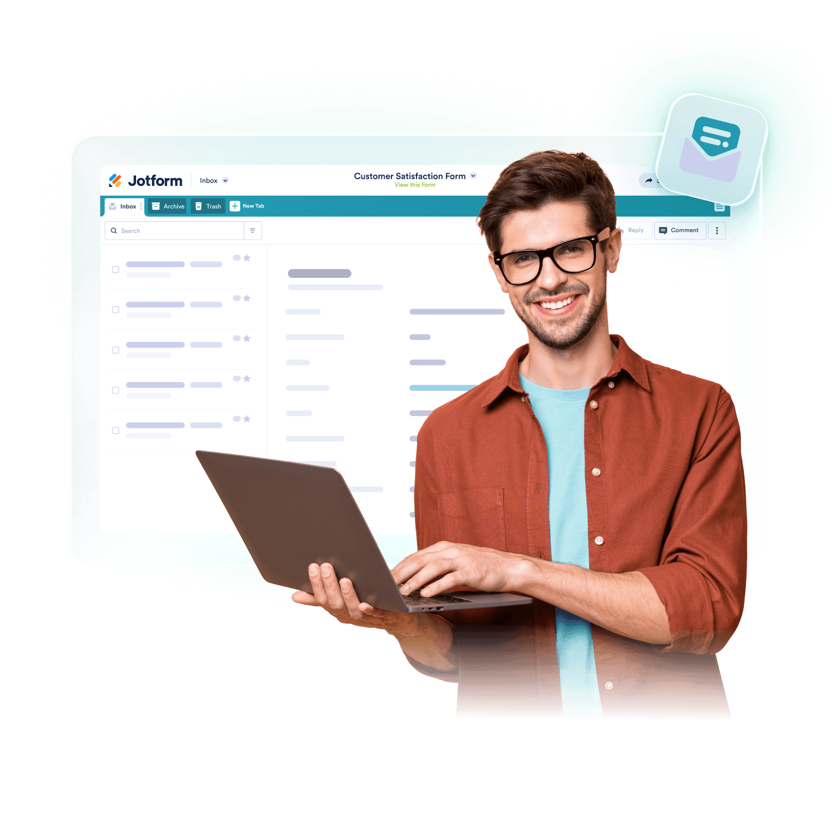 Manage submissions in one place