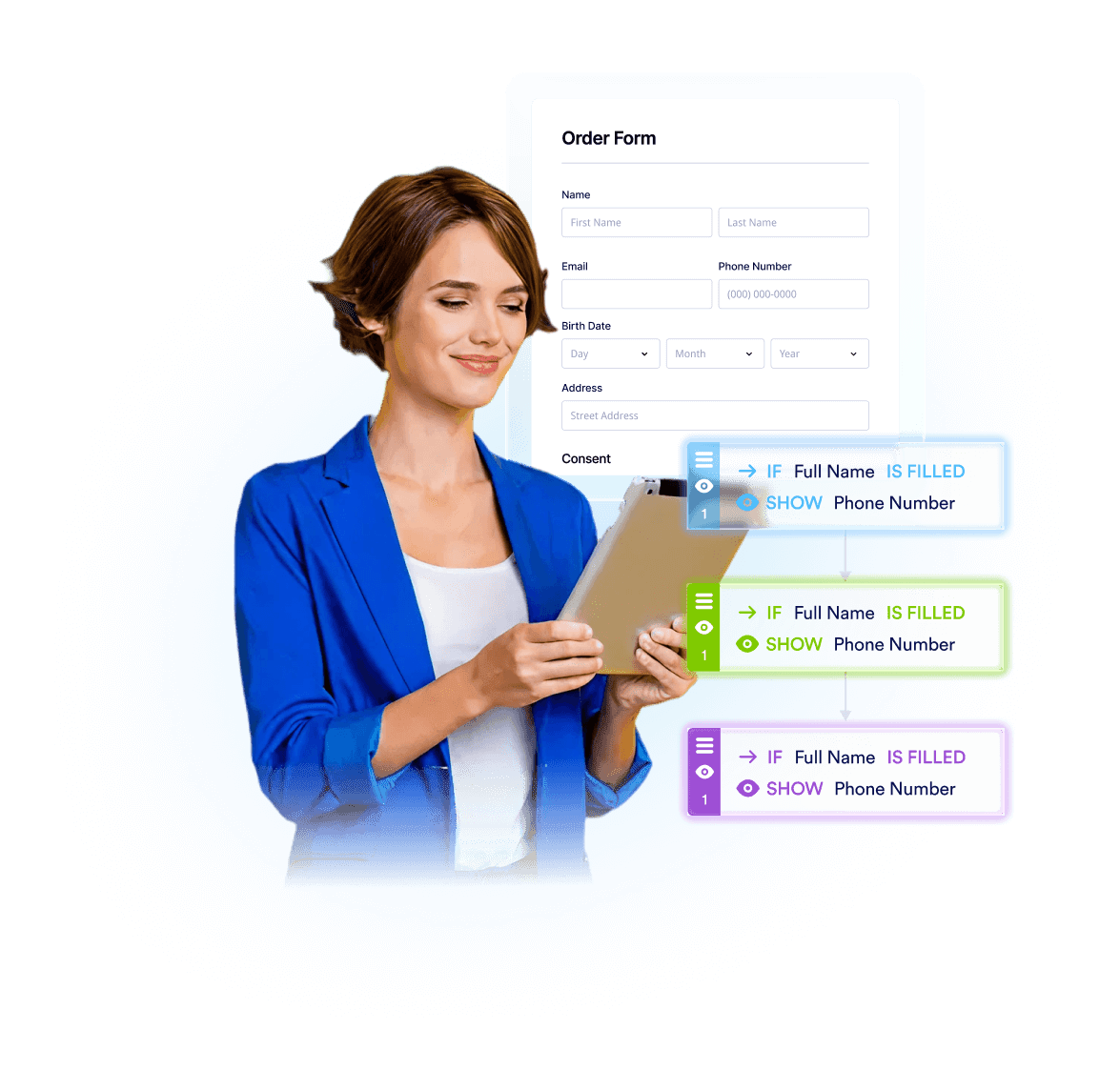 Add logic and form pages