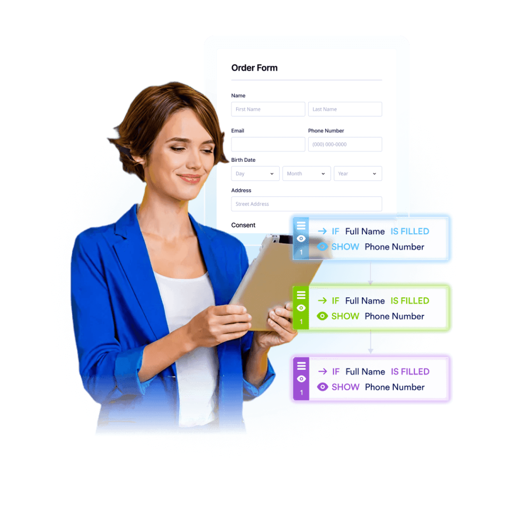 Add logic and form pages