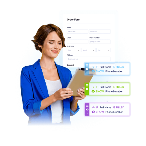 Add logic and form pages