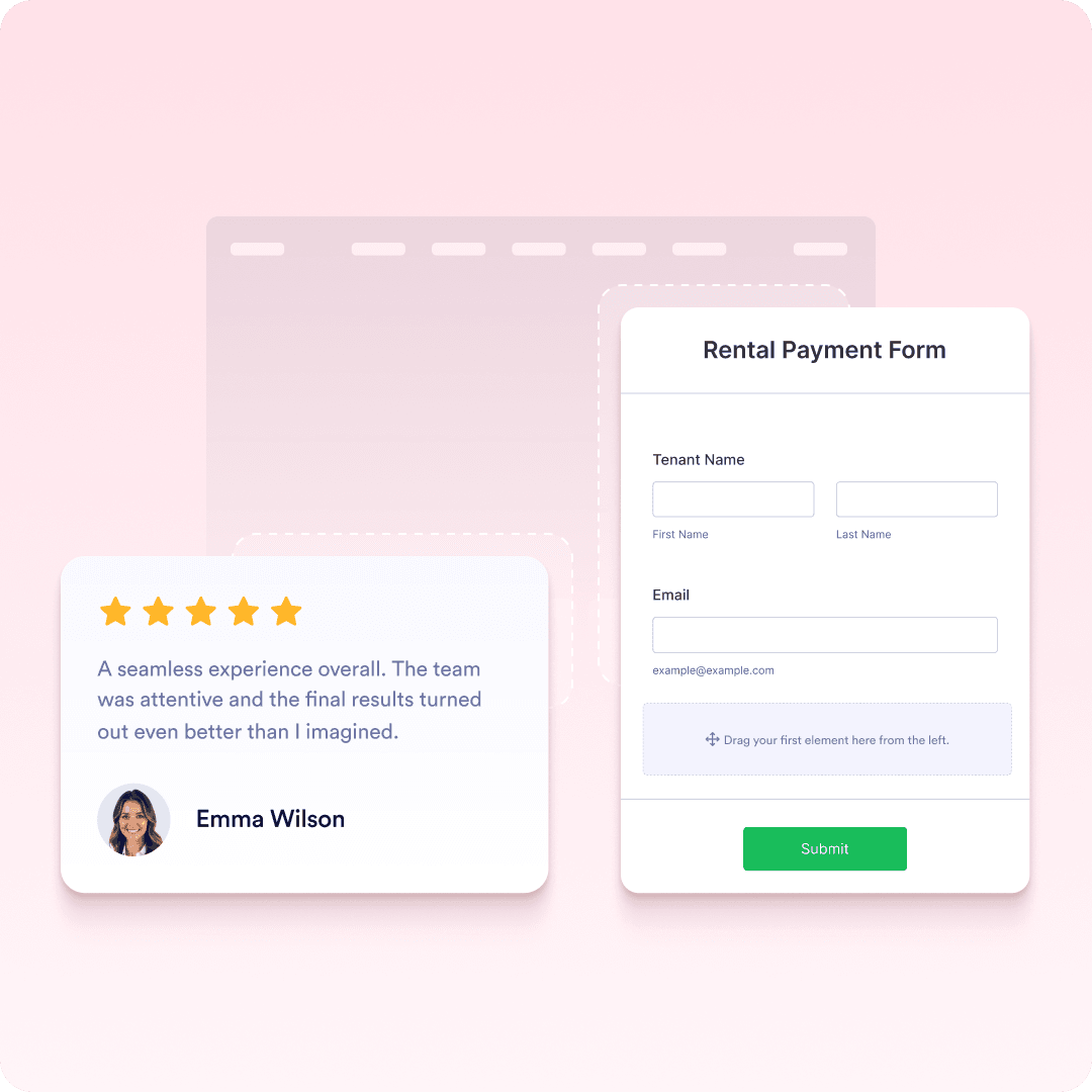 Widgets and forms in one platform