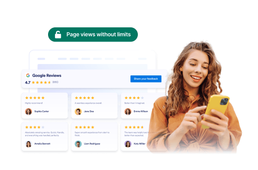 No page-view-based limits