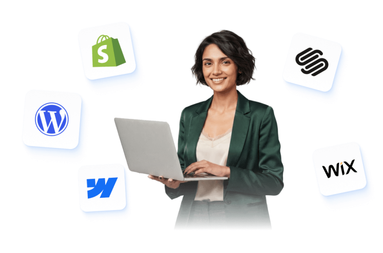 Add widgets to your existing website
