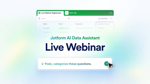 Webinar: Jform AI Data Assistant