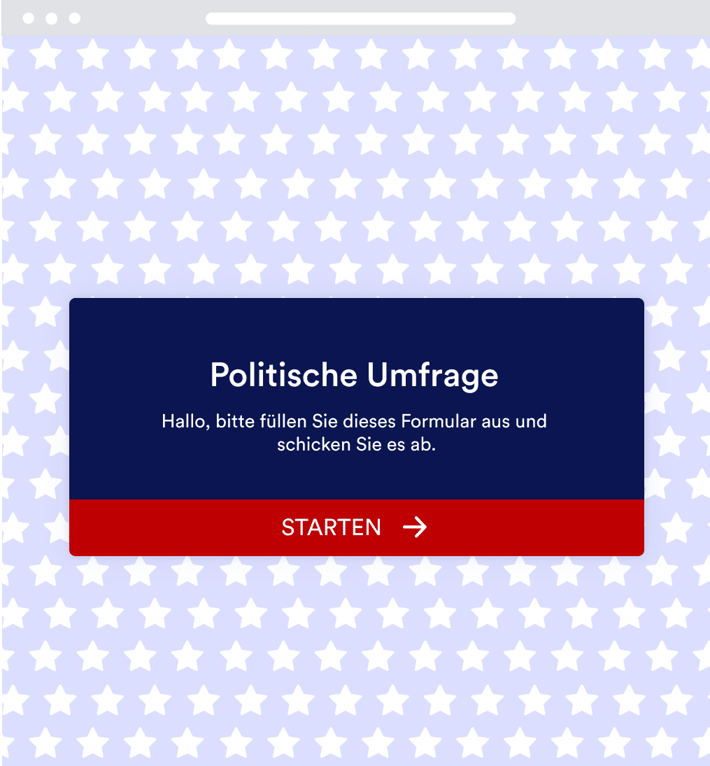 Politische Umfrage