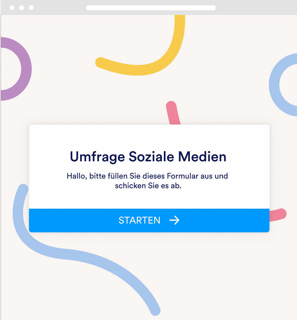 Umfrage Soziale Medien