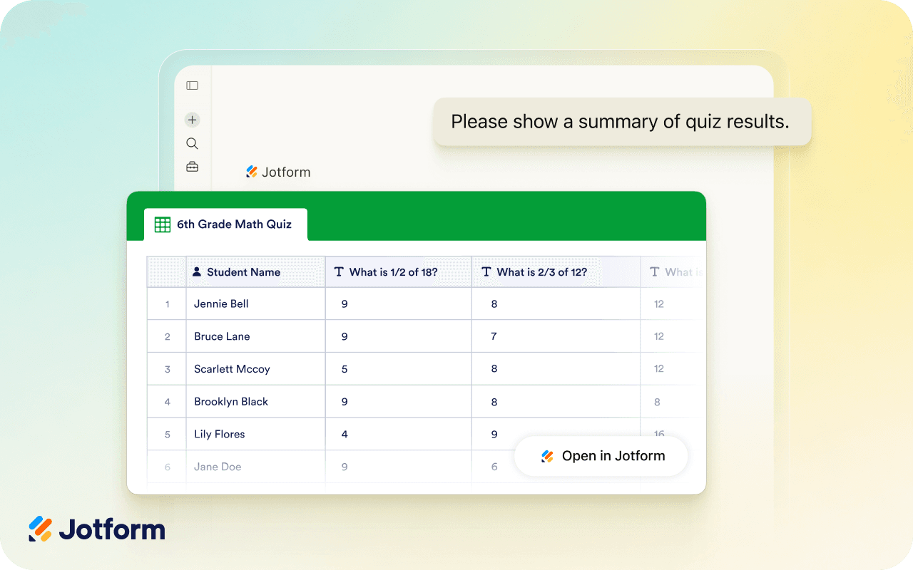 View results and generate insights
