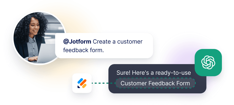 Automated tool creating a customer feedback form.