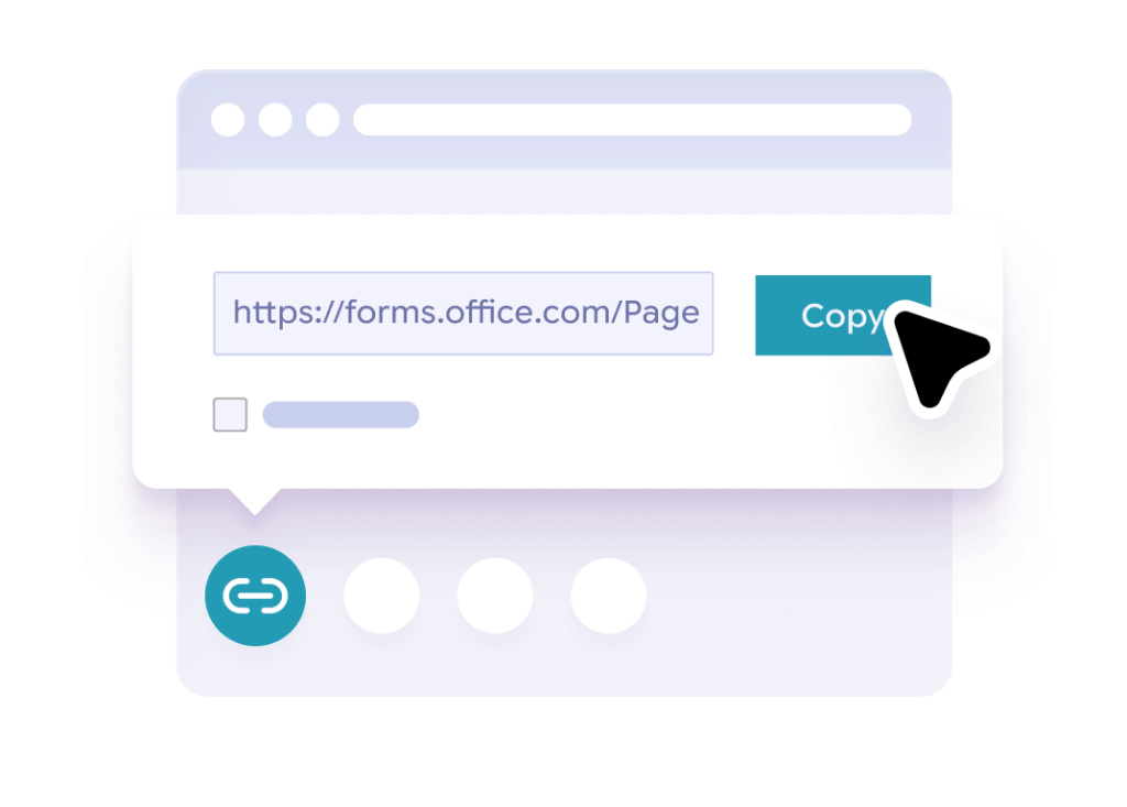 Copy your Microsoft Forms link
