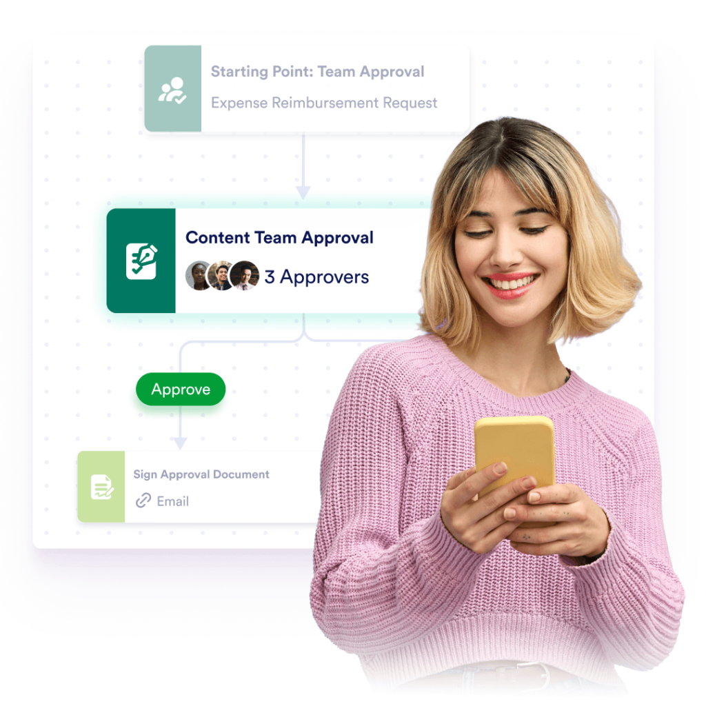 Create approval workflows