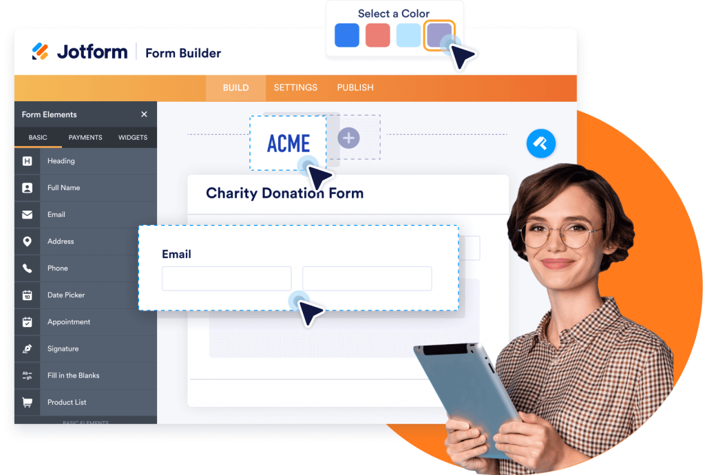 Customize your donation forms