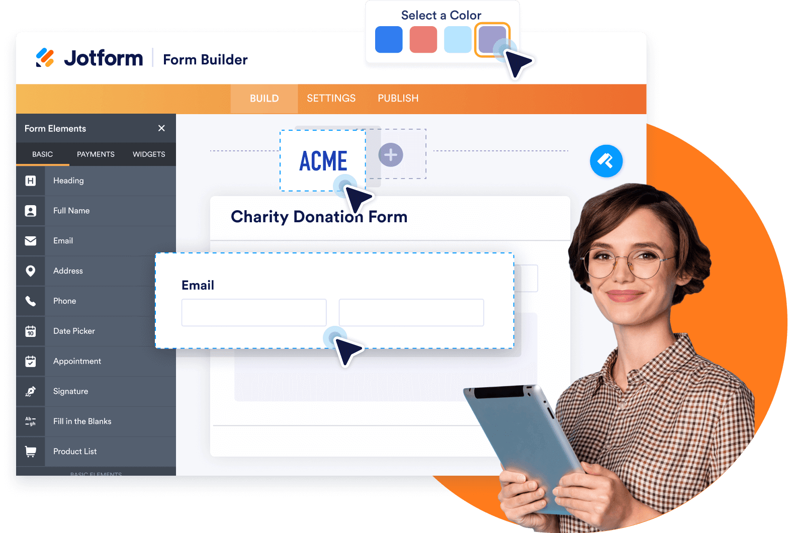 Customize your donation forms