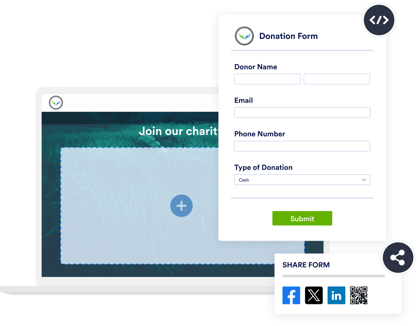 Share and embed your forms in seconds