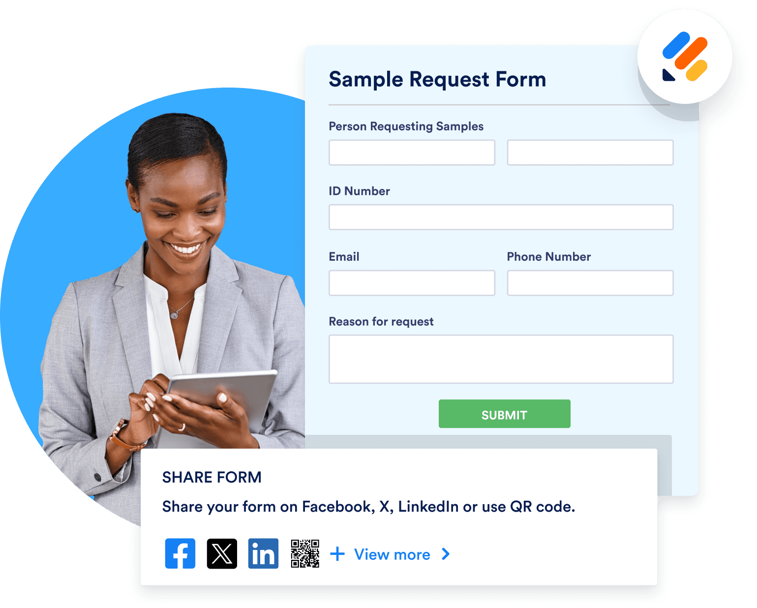 Share your forms anywhere